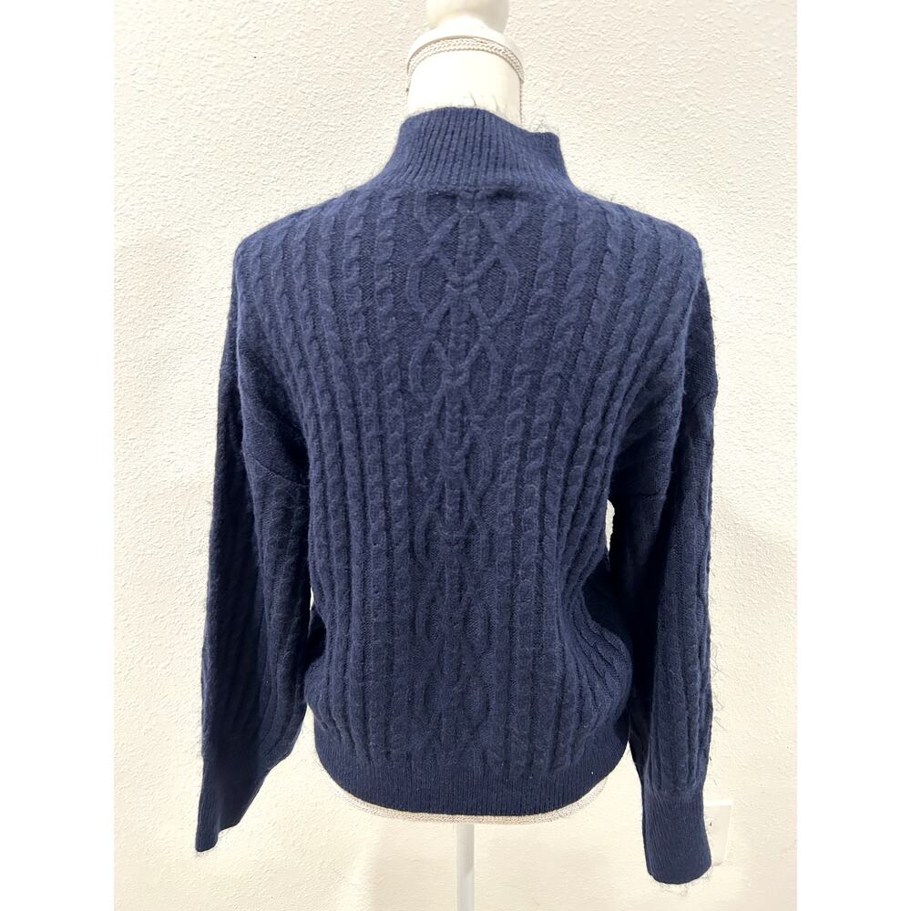CeCe Womens Sweater Classic Navy Size Medium Pullover Long Sleeve Casual New B21 - Picture 3 of 4